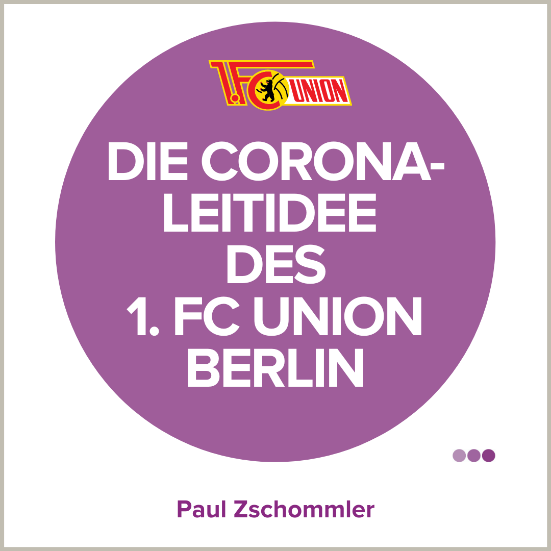 Corona-Leitidee des 1. FC Union Berlin