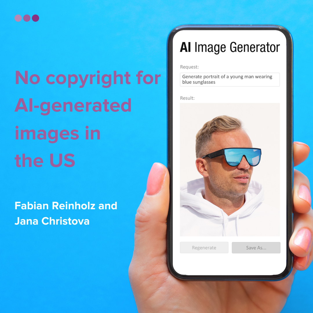 US: No copyright for AI-generated images | HÄRTING Rechtsanwälte