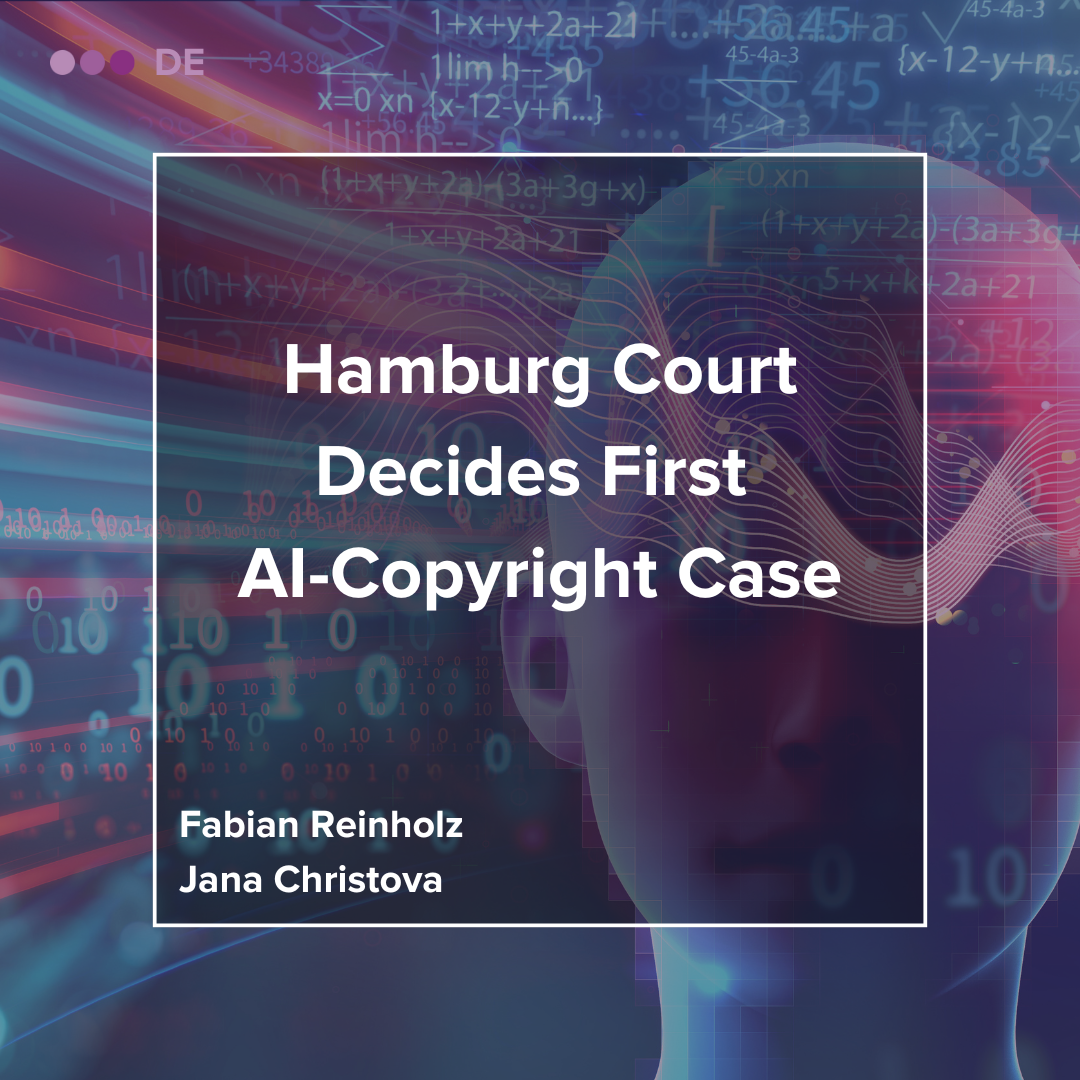 Hamburg Court Decides First AI Copyright Case H RTING Rechtsanw lte